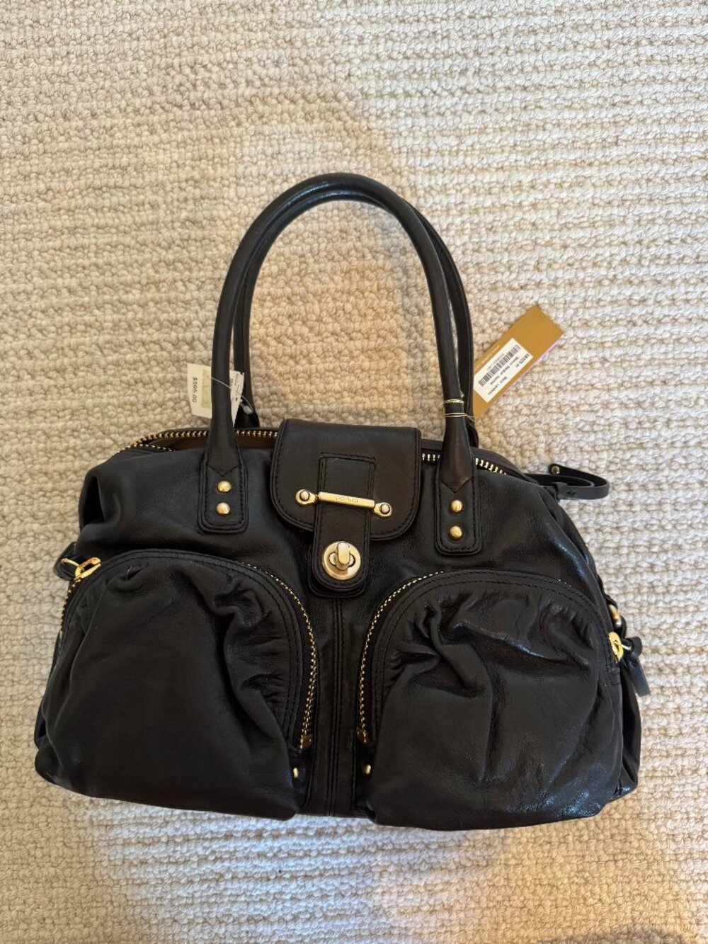 New with tags (NWT) Black Boktier medium satchel.
